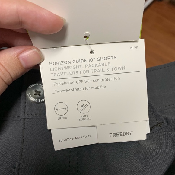 Eddie Bauer Slate Horizon Guide Chino Shorts - Picture 5 of 8